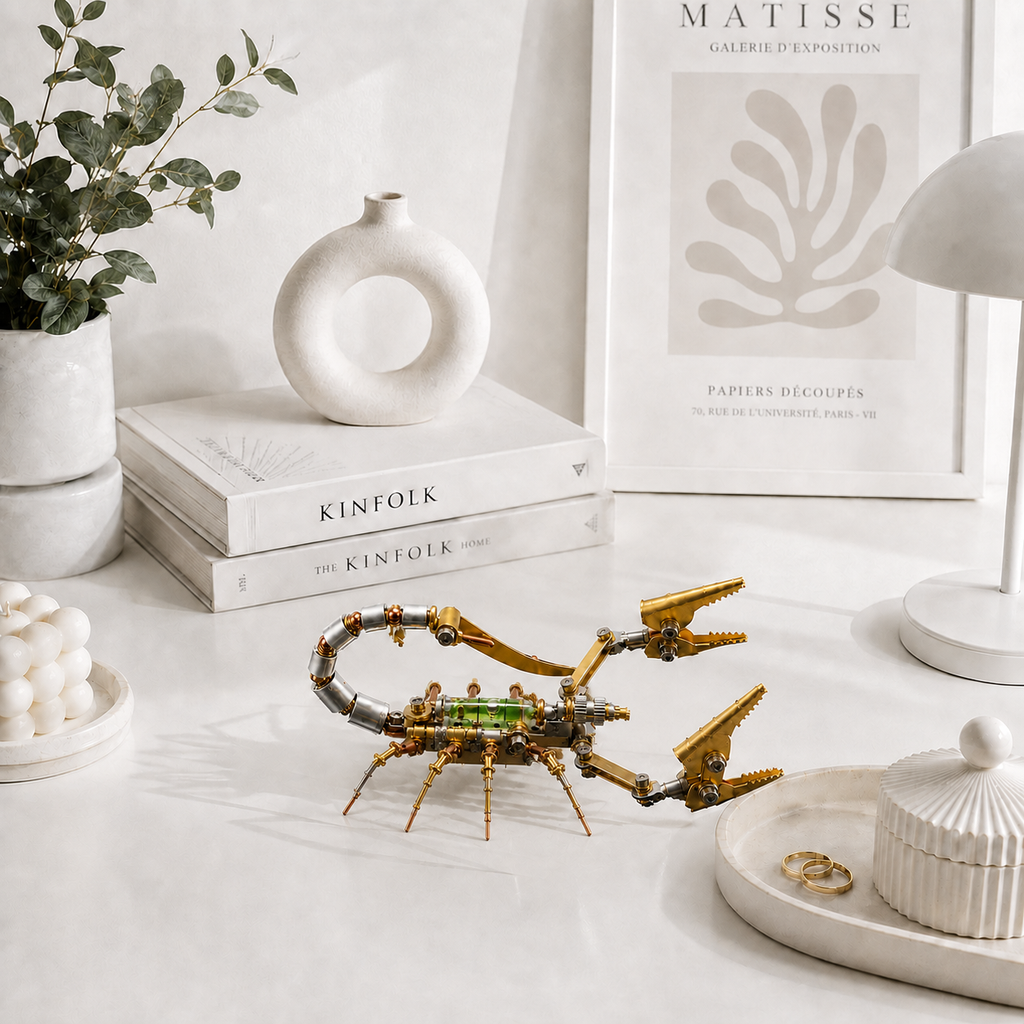 3D metall spinne skorpion
